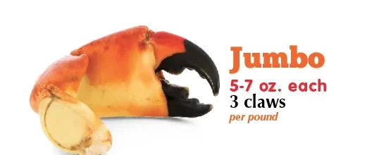 Jumbo Stone Crab Claws